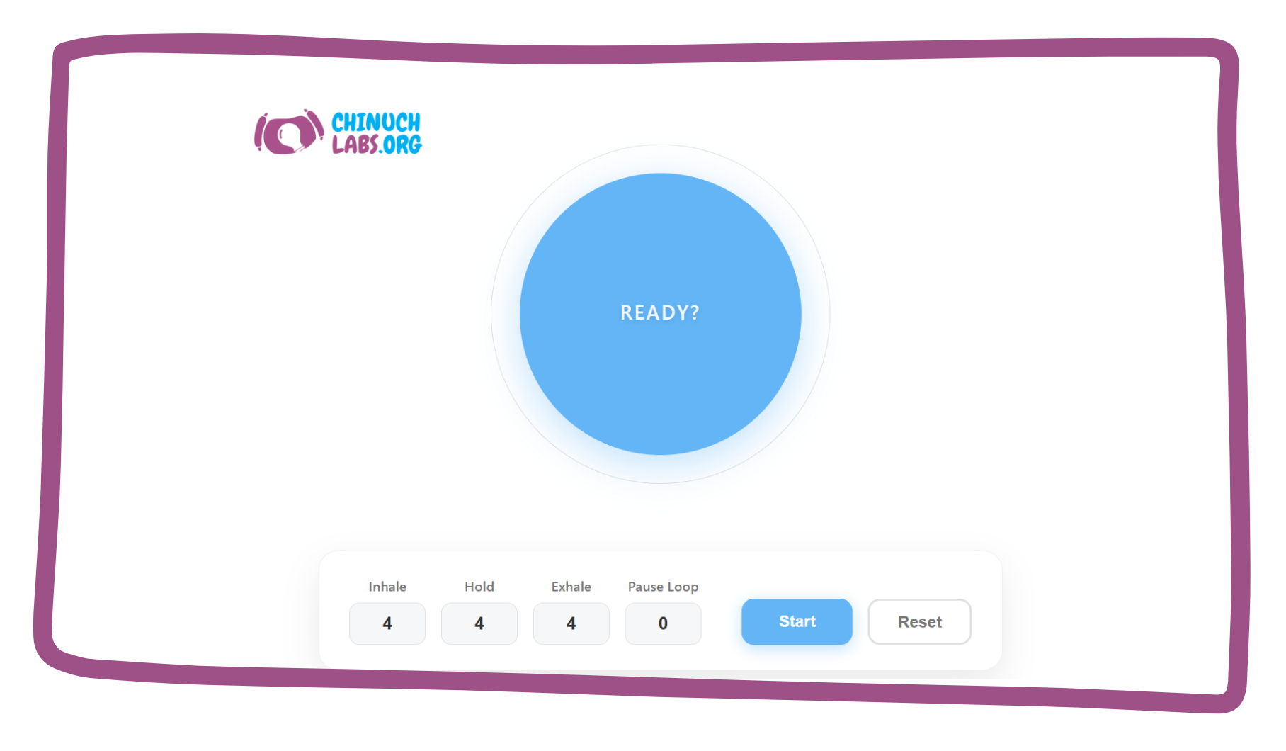 Calm Breathing Online App